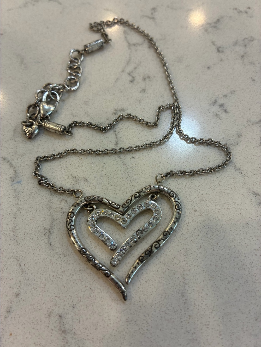 Brighton Love Struck Reversible Necklace
